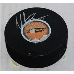 MATT BELESKEY SIGNED ANAHEIM DUCKS PUCK