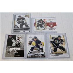 LOT OF 5 SIDNEY CROSBY CARDS