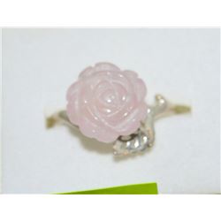 STERLING SILVER 925 FLOWER RING SIZE 5 1/2