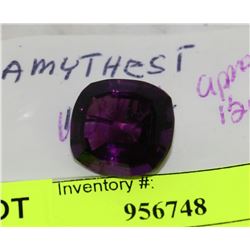 LOOSE AMETHYST STONE APPROX 12CT