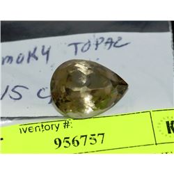 SMOKEY TOPAZ LOOSE STONES 15CT