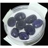 Image 1 : NATURAL BLUE SAPPHIRE - 8 PIECES 72CT
