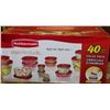 Image 1 : NEW 40-PC RUBBERMAID STORAGE CONTAINERS