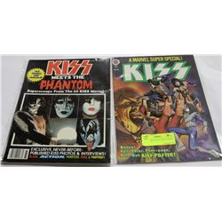 PAIR OF KISS COLLECTIBLE COMICS INCLUDE