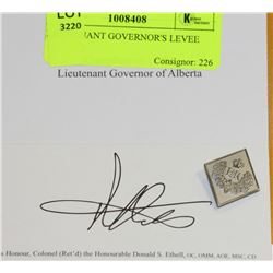 LIEUTENANT GOVERNOR'S LEVEE