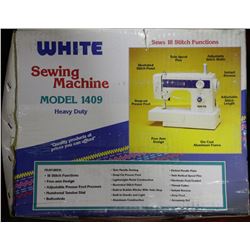 WHITE SEWING MACHINE