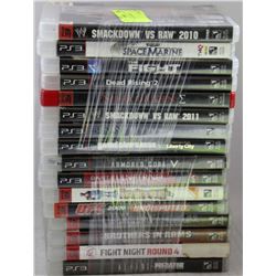 BUNDLE OF 8 PS3 GAMES X2