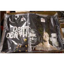 LARGE FLAT W/7 MEN'S T-SHIRTS OF ROCK