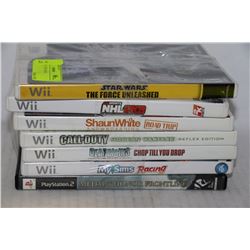 BUNDLE OF 7 WII GAMES