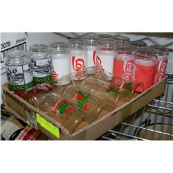 FLAT OF COCA-COLA GLASSES