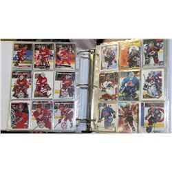 WHITE BINDER W/OVER 450 COLLECTIBLE
