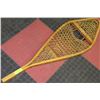 Image 1 : VINTAGE PAIR OF SNOWSHOES 42X12 INDIAN RAW HIDE