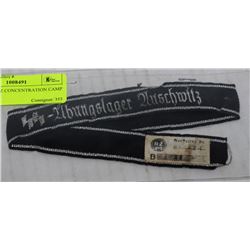 AUSCHWITZ CONCENTRATION CAMP CUFF TITLE