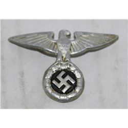 JEWISH NAZI SS HAT PIN - MARKED "A" ON BACK