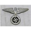 Image 1 : JEWISH NAZI SS HAT PIN - MARKED "A" ON BACK