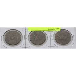 3 CANADIAN DOLLARS 1975-75-80