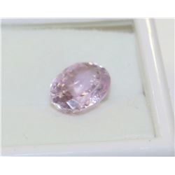 6.50CT OVAL SILVER PINK 100% NATURAL KUNZITE