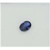 Image 1 : 0.54CT OVAL BLUE NATURAL SAPPHIRE