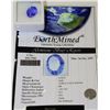 Image 1 : 8.10CT OVAL BLUE TOPAZ WITH COA HUE ENHANCED