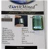 Image 1 : 62.35CT EMERALD WITH COA  HUE ENHANCED