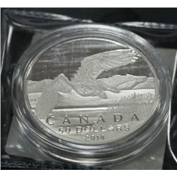 RCM CANADA FINE SILVER $50 OWL COIN