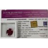 Image 1 : 7.687CT OVAL NATURAL RUBY WITH COA