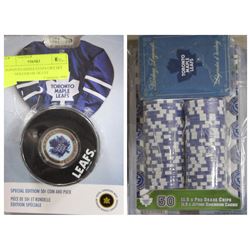 TORONTO MAPLE LEAFS GIFT SET INCLUDES 50 CENT COIN