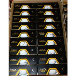 FLAT OF 18 PACKS OF RECLAIMED GOLF BALLS