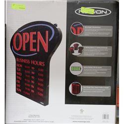 NEW BUSINESS OPEN SIGN