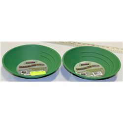 2-10" PROSPECTING GOLD PANS