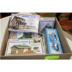 BOX OF ASSORTED SEALED TRAIN ACCESSORIES
