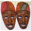 Image 1 : 2-AFRICAN MASKS