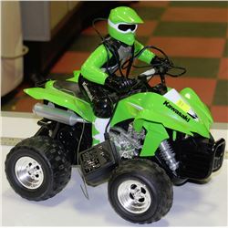 REMOTE KAWASAKI QUAD RIDER WITH REMOTE,CHARGER
