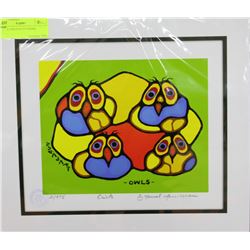 NORVOL OWLS #31-975 PRINT