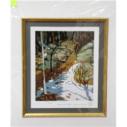MATTED NAC SNOW AND ROCKS BY TOM THOMSON 184-8700