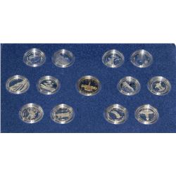 1967-1992 STERLING SILVER SET OF 12 PROVINCIAL 25