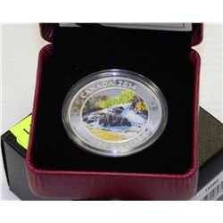 2014 FINE SILVER RCM $20 RIVER RAPIDS COIN