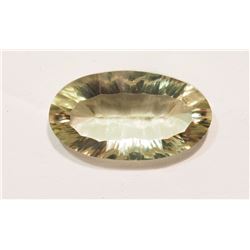 #4-GENUINE APPROX 6.0CT GREEN AMETHYST GEMSTONE