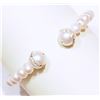 Image 2 : #6-NATURAL PEARL BRACELET W/CUBIC CRYSTALS