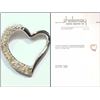 Image 1 : #10-STERLING SILVER DIAMOND HEART-SHAPED PENDANT