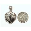 Image 2 : #13-10K GOLD "I LOVE YOU" HEART SHAPED LOCKET