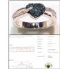 Image 1 : #15-STERLING SILVER BLUE & WHITE DIAMOND (0.44CT)