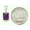 Image 2 : #23-14K GOLD AMETHYST PENDANT
