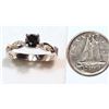 Image 3 : #31-14K GOLD BLACK DIAMOND RING
