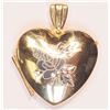 Image 2 : #37-10K GOLD HEART SHAPED LOCKET