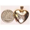 Image 4 : #37-10K GOLD HEART SHAPED LOCKET
