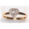 Image 3 : #41-10K GOLD DIAMOND (0.17CT) RING