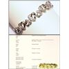 Image 1 : #42-STERLING SILVER DIAMOND (0.50CT) BRACELET
