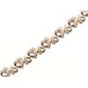 Image 2 : #42-STERLING SILVER DIAMOND (0.50CT) BRACELET