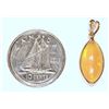 Image 3 : #45-14K GOLD OPAL AND DIAMOND PENDANT